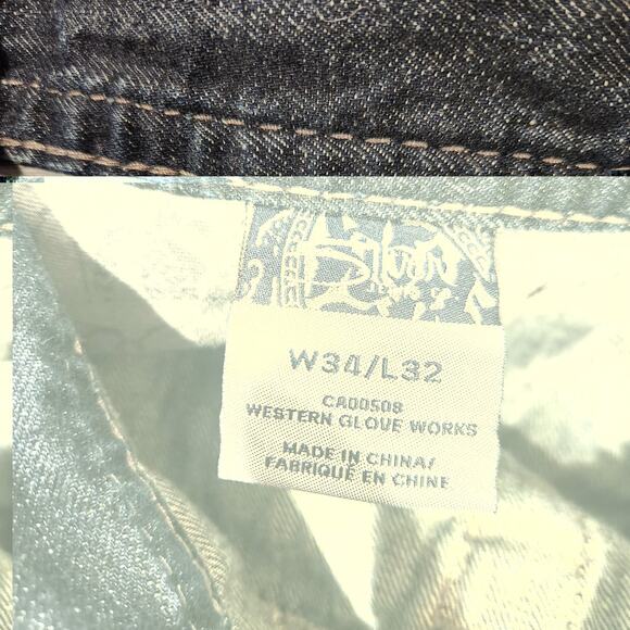 Silver Mens Indigo Medium Wash Gordie Straight Leg Relaxed Fit Jeans Size 34x32 - Picture 8 of 14